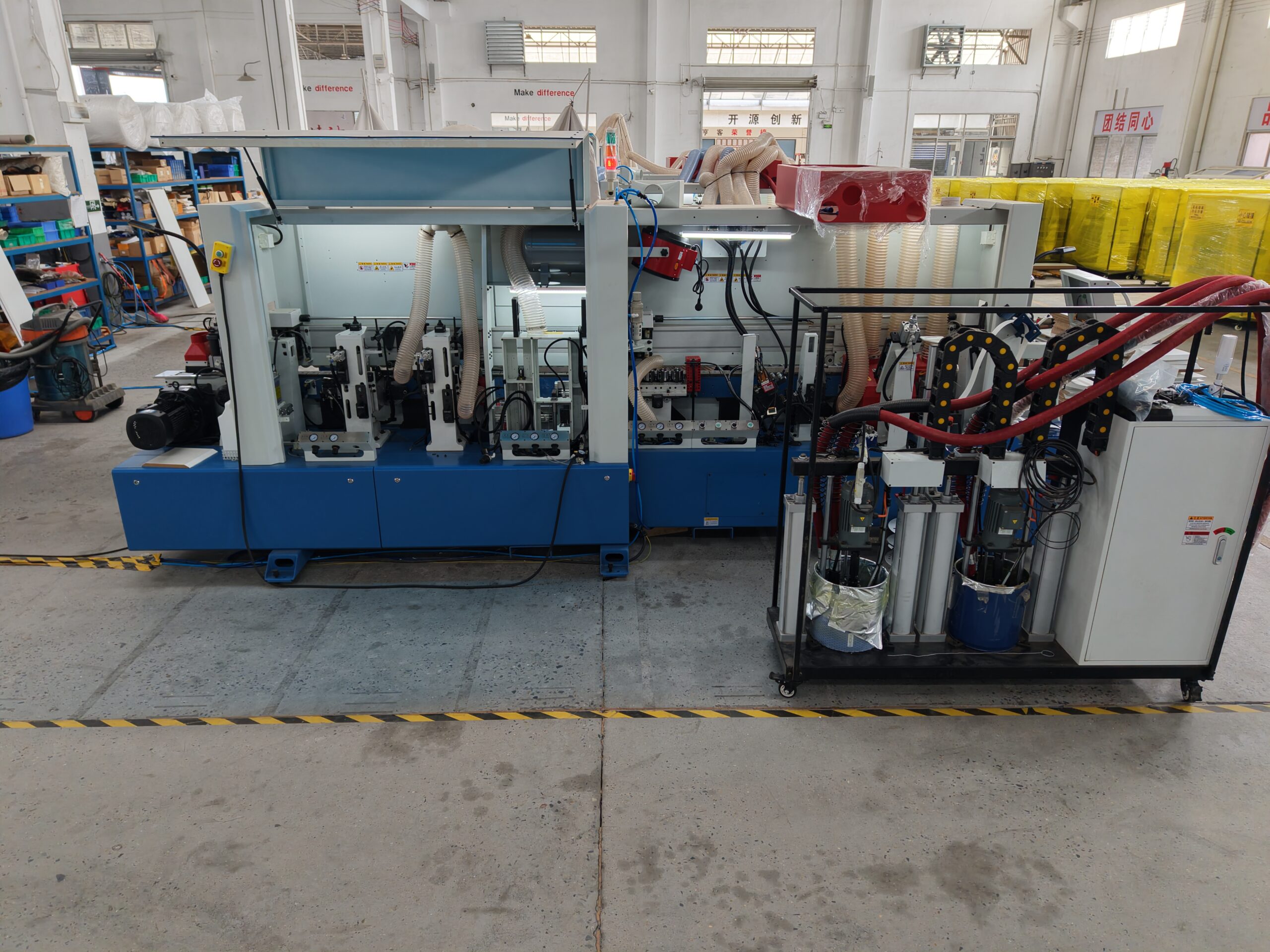 Machine configuration area